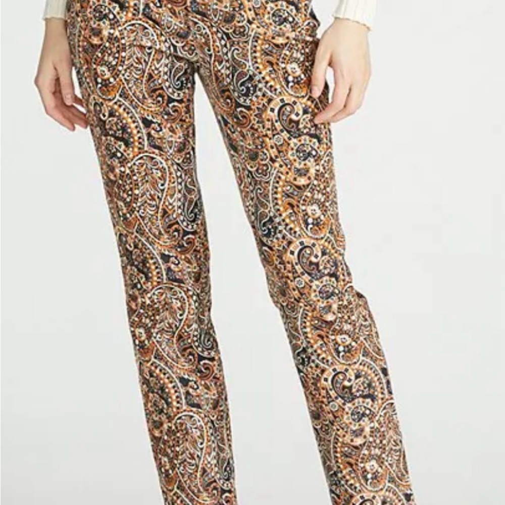 Driftwood Free People NWT sz 32 Poppin Paisley Print Women's Pants boho $180
